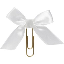 Klips, str. 40x70 mm, hvid, 5 stk./ 1 pk.