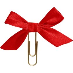 Klips, str. 40x70 mm, r&oslash;d, 5 stk./ 1 pk.