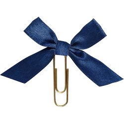 Klips, str. 40x70 mm, bl&aring;, 5 stk./ 1 pk.