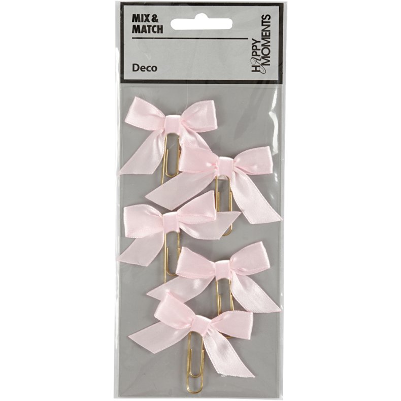 Klips, str. 40x70 mm, lyser&oslash;d, 5 stk./ 1 pk.