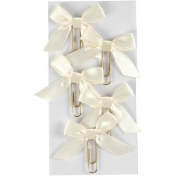 Klips, str. 40x70 mm, r&aring;hvid, 5 stk./ 1 pk.