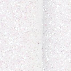 Sl&oslash;jfe , str. 31x85 mm, hvid glitter, 4 stk./ 1 pk.