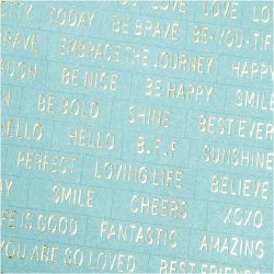 Stickers, ark 10x11,5 cm, turkis, 4 stk./ 1 pk.