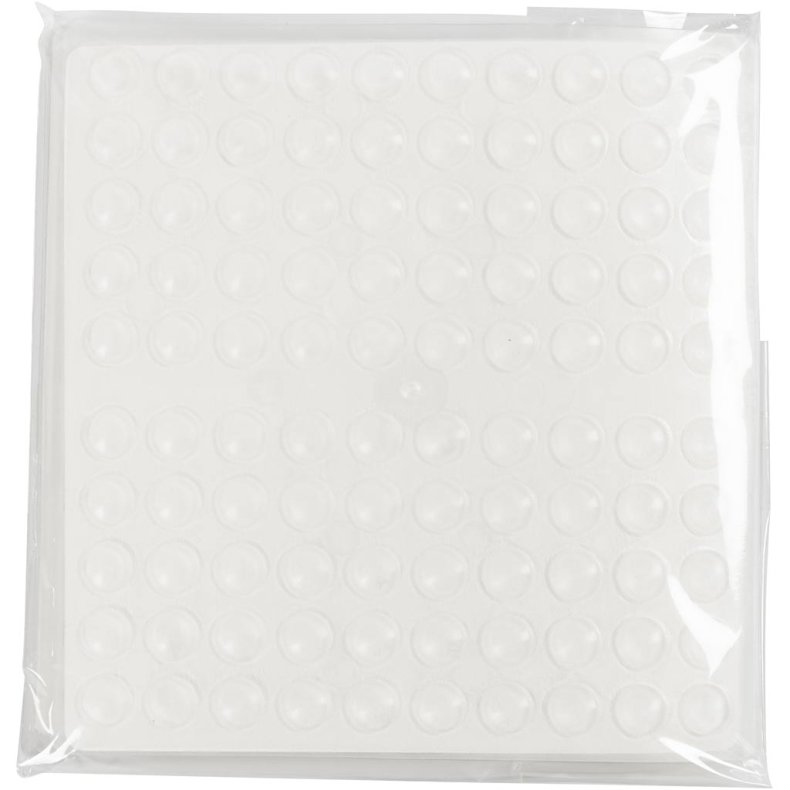 Silikonedutter, H: 1,5 mm, diam. 8 mm, 3x100 stk./ 1 pk.