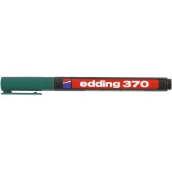 Edding 370 Tusch, streg 1 mm, gr&oslash;n, 1 stk.