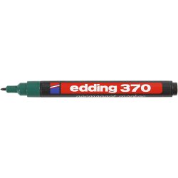 Edding 370 Tusch, streg 1 mm, gr&oslash;n, 1 stk.