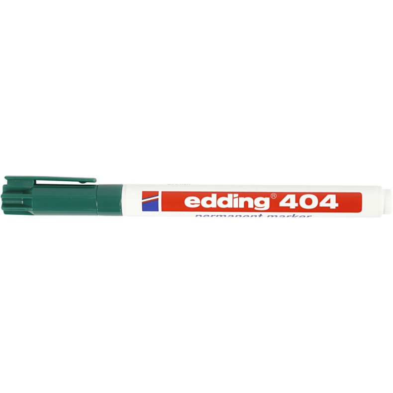 Edding 404 Tusch, streg 0,75 mm, gr&oslash;n, 1 stk.