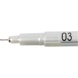 Skrivetusch, streg 0,3 mm, sort, 1 stk.