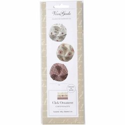 Click ornamenter, diam. 5 cm, str. 3,5x8,8 cm, 9 s&aelig;t/ 1 pk.