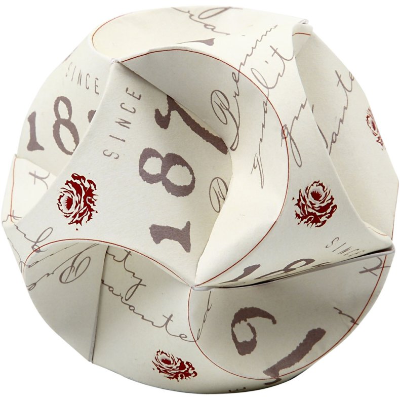 Click ornamenter, diam. 9 cm, str. 5,5x28,4 cm, 9 s&aelig;t/ 1 pk.