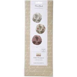 Click ornamenter, diam. 9 cm, str. 5,5x28,4 cm, 9 s&aelig;t/ 1 pk.