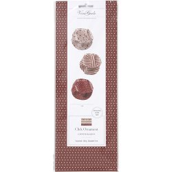 Click ornamenter, diam. 9 cm, str. 5,5x28,4 cm, 9 s&aelig;t/ 1 pk.