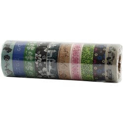 Masking Tape, B: 15 mm, 10x10 m/ 1 pk.