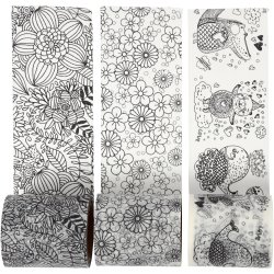 Masking Tape, B: 50 mm, 3x5 m/ 1 pk.