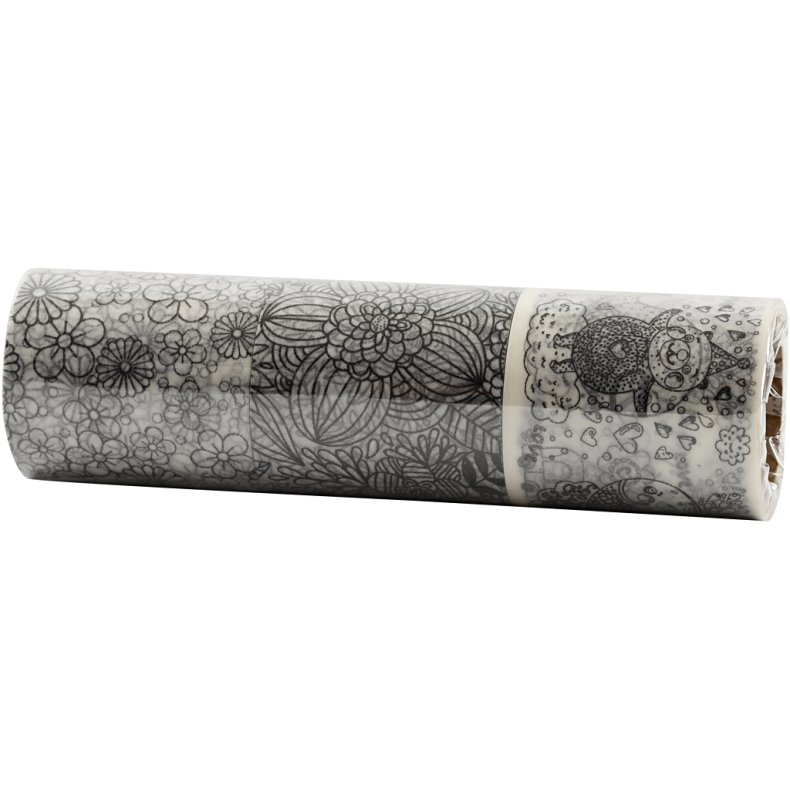 Masking Tape, B: 50 mm, 3x5 m/ 1 pk.