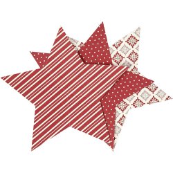 3D Stjerner, diam. 15 cm, 300 g, 3 stk./ 1 pk.