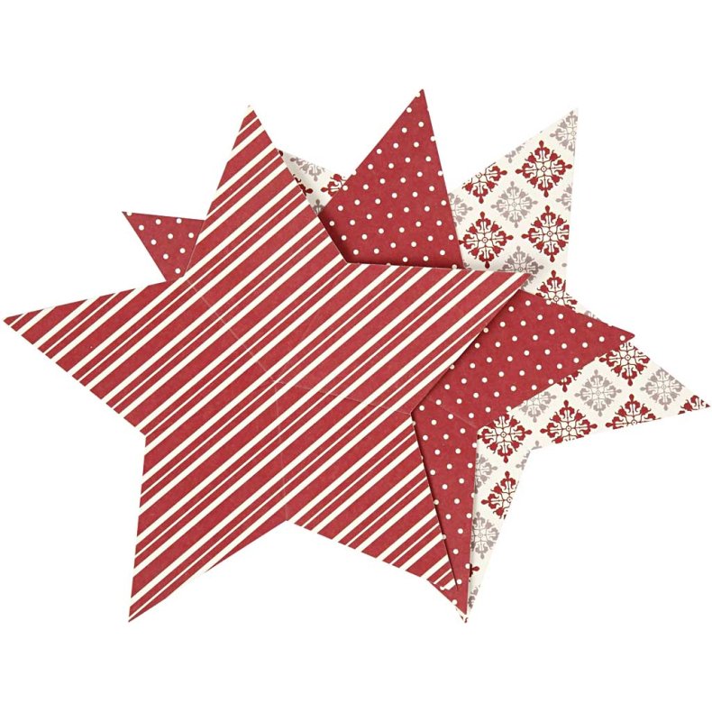 3D Stjerner, diam. 15 cm, 300 g, 3 stk./ 1 pk.