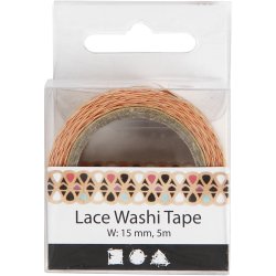 Blonde Masking Tape, B: 15 mm, 5 m/ 1 rl.