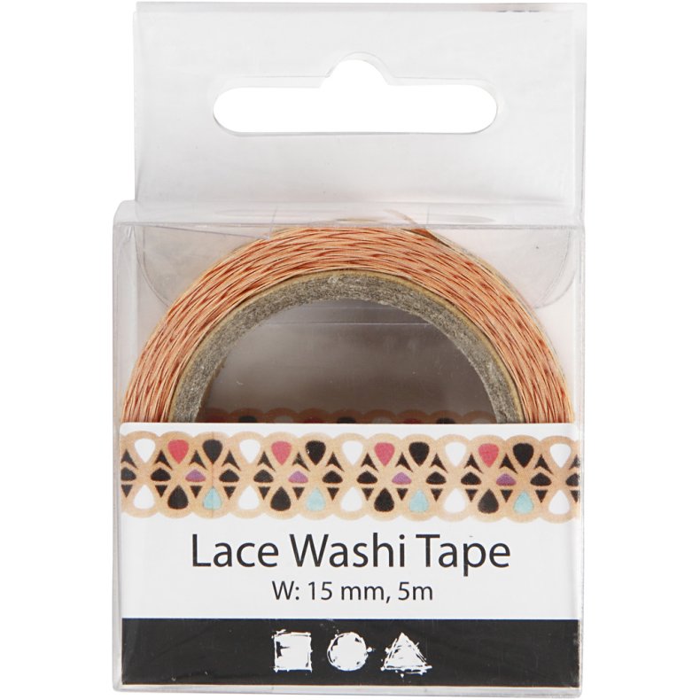 Blonde Masking Tape, B: 15 mm, 5 m/ 1 rl.