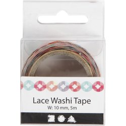 Blonde Masking Tape, B: 10 mm, 5 m/ 1 rl.