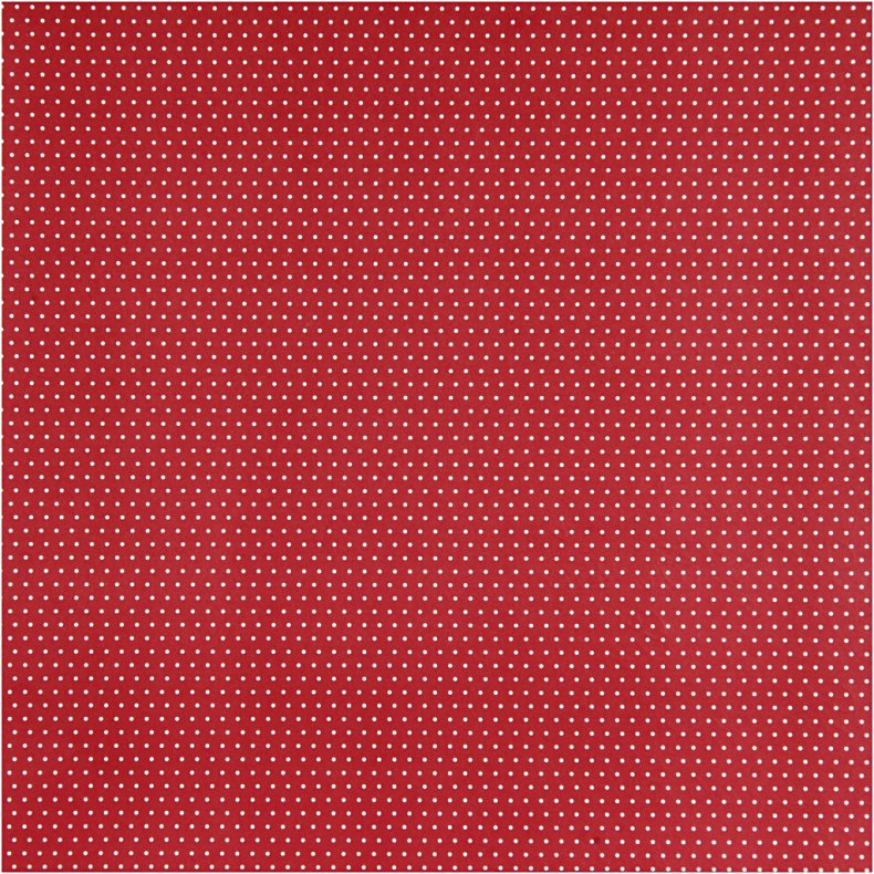 Designpapir, gl&aelig;delig jul og prikker, ark 30,5x30,5 cm, 180 g, guld, 3 ark/ 1 pk.