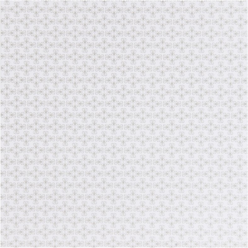 Designpapir, engle og hjerter, ark 30,5x30,5 cm, 180 g, s&oslash;lv, 3 ark/ 1 pk.