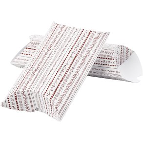 Gaveæske, doodles, str. 18x15x6 cm, 300 g, rød, 3 stk./ 1 pk.