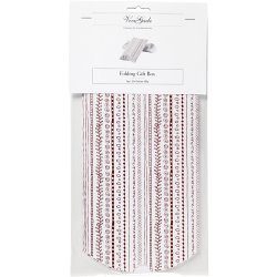 Gave&aelig;ske, doodles, str. 18x15x6 cm, 300 g, r&oslash;d, 3 stk./ 1 pk.