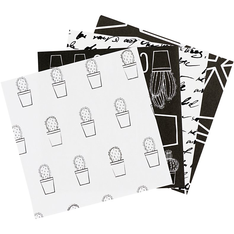 Origamipapir, str. 10x10 cm, 80 g, 40 ark/ 1 pk.