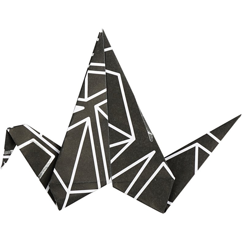 Origamipapir, str. 10x10 cm, 80 g, 40 ark/ 1 pk.