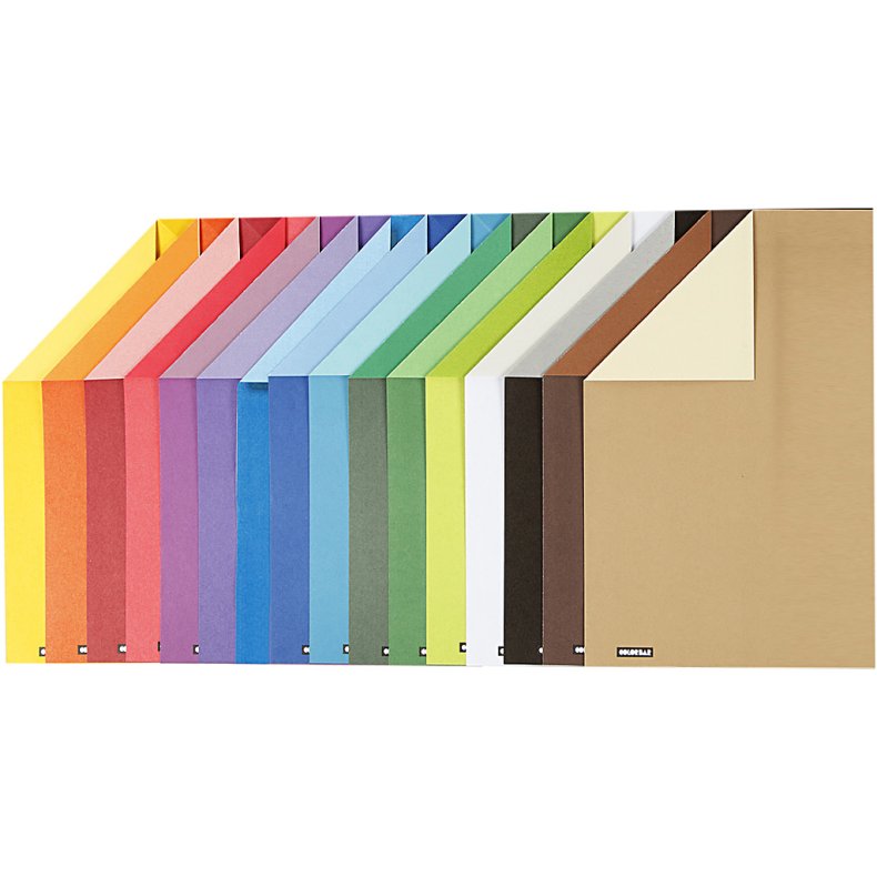 Color Bar Rivekarton, A4, ark 210x297 mm, 250 g, ass. farver, 16x10 ark/ 1 pk.