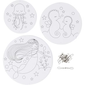 Uro med motiv, diam. 12+15+18 cm, 300 g, 3 sæt/ 1 pk.