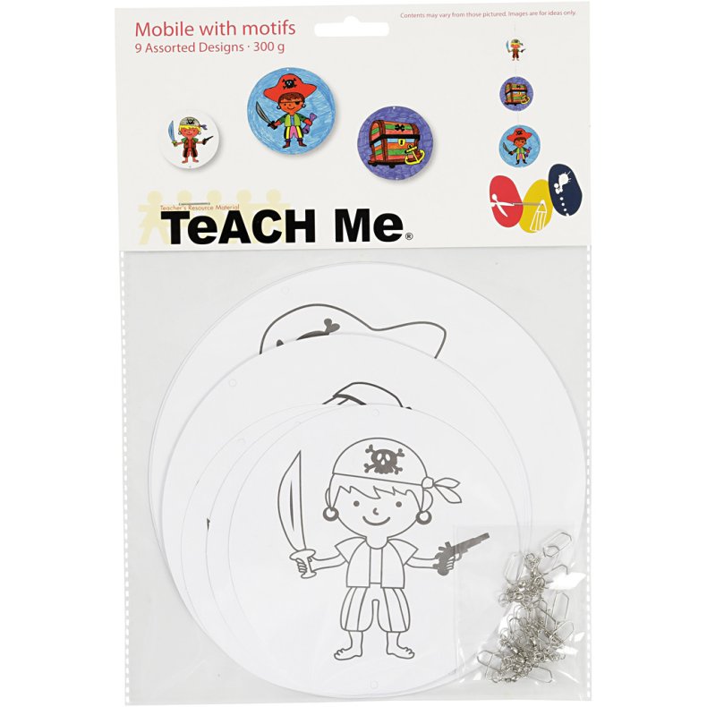 Uro med motiv, diam. 12+15+18 cm, 300 g, hvid, 3 s&aelig;t/ 1 pk.