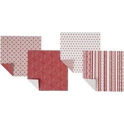 Origamipapir, str. 10x10 cm, 80 g, 50 ass. ark/ 1 pk.