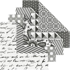 Origamipapir, str. 10x10 cm, 80 g, 50 ass. ark/ 1 pk.