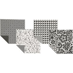 Origamipapir, str. 10x10 cm, 80 g, 50 ass. ark/ 1 pk.