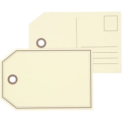 Gavem&aelig;rker / Postkort, str. 15x10 cm, 300 g, 10 stk./ 1 pk.