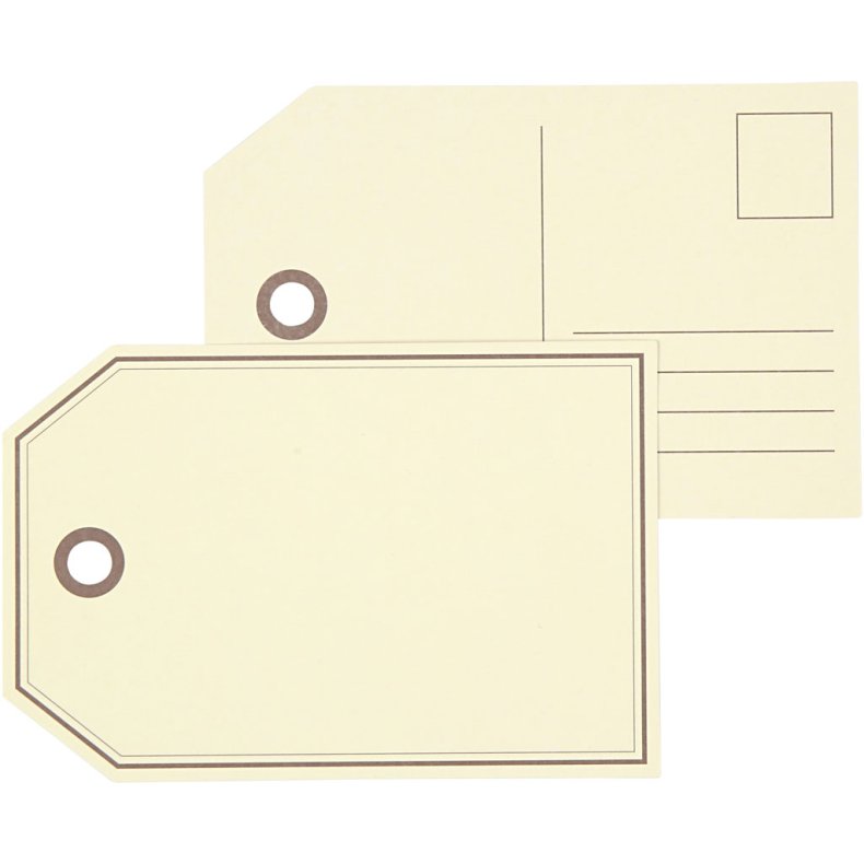 Gavem&aelig;rker / Postkort, str. 15x10 cm, 300 g, 10stk./ 1 pk.