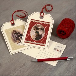 Gavem&aelig;rker / Postkort, str. 15x10 cm, 300 g, 10 stk./ 1 pk.