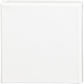 Malerlærred, D: 1.6 cm, str. 15x15 cm, 360 g, hvid, 1 stk.