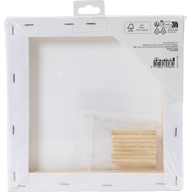 Malerl&aelig;rred, D: 1,6 cm, str. 20x20 cm, 360 g, 1 stk.