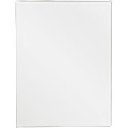 Malerl&aelig;rred, D: 1.6 cm, str. 30x40 cm, 360 g, hvid, 1 stk.