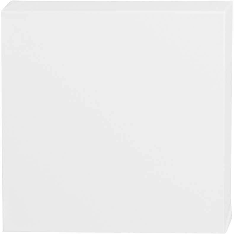 Malerl&aelig;rred, D: 3,7 cm, str. 30x30 cm, 360 g, hvid, 1 stk.