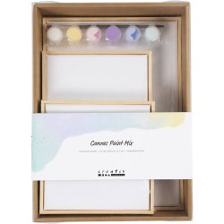 Malerl&aelig;rred Mix, pastelfarver, 1 pk.