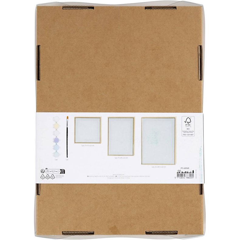 Malerl&aelig;rred Mix, pastelfarver, 1 pk.