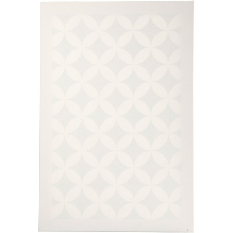 Malerl&aelig;rred, D: 1,7 cm, str. 40x60 cm, 360 g, hvid, 1 stk.