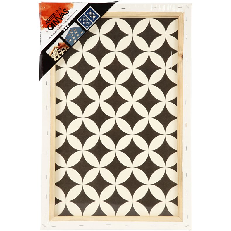 Malerl&aelig;rred, D: 1,7 cm, str. 40x60 cm, 360 g, hvid, 1 stk.