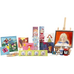 Malerl&aelig;rred, D: 1,6 cm, str. 15x15 cm, 280 g, hvid, 80 stk./ 1 pk.