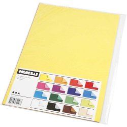 Color Bar Rivepapir, A4, ark 210x297 mm, 100 g, 16 ass. ark/ 1 pk.