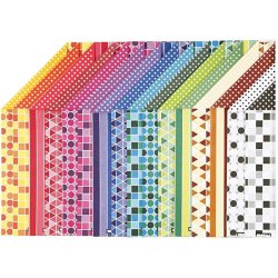 Color Bar Rivepapir, A4, ark 210x297 mm, 100 g, 16 ass. ark/ 1 pk.